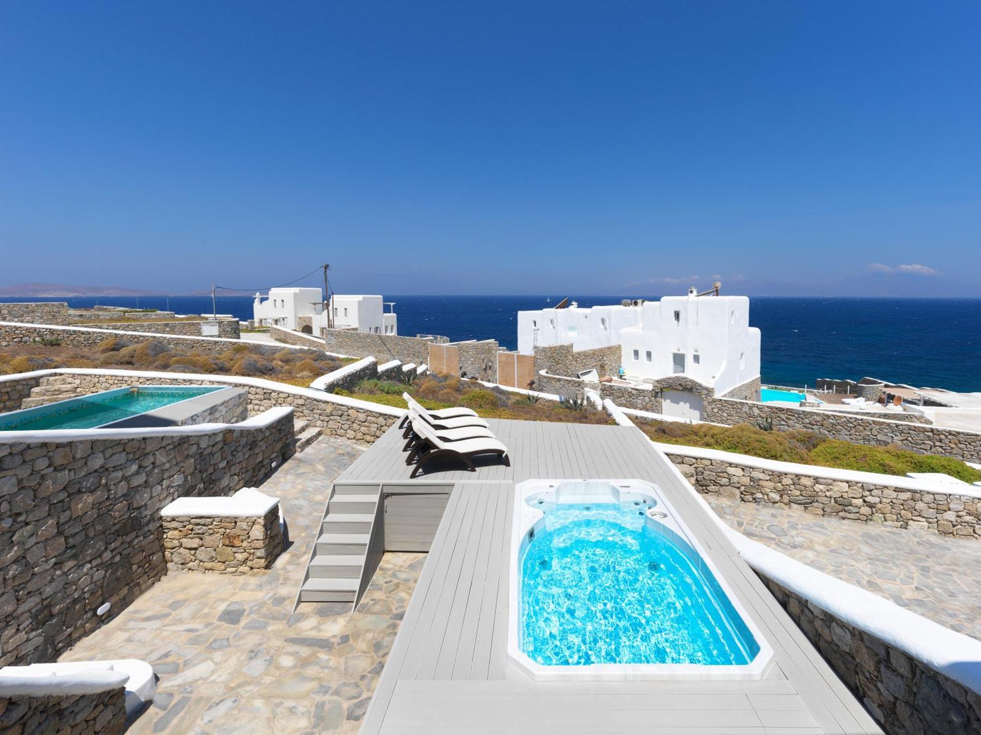 Sunset Villas In Mykonos By White Hills Mykonos Town Exterior foto
